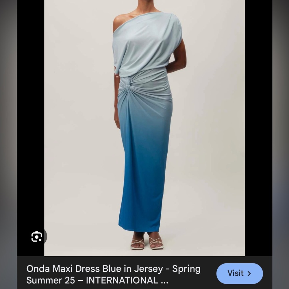 Baobab Collection Asymmetrical Blue Gradient Dress